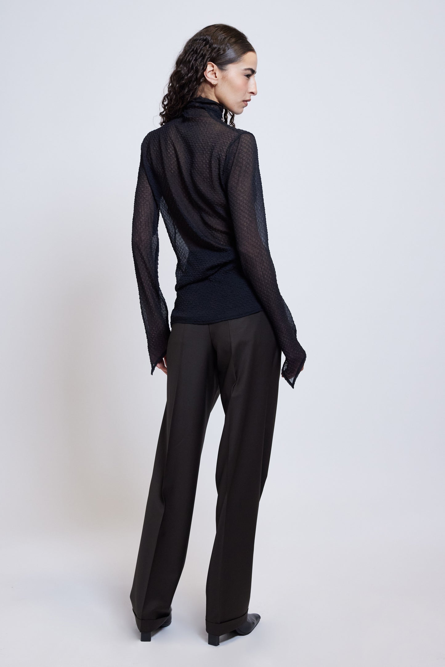 The Serpentine Sheer Blouse