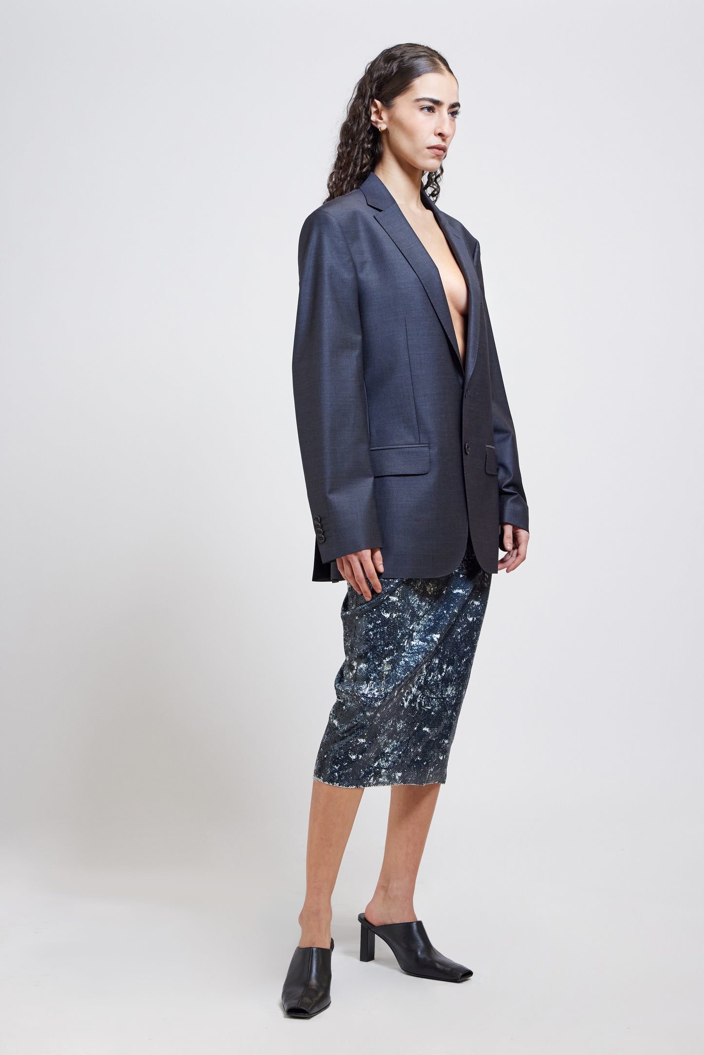 The Ashen Pencil Skirt
