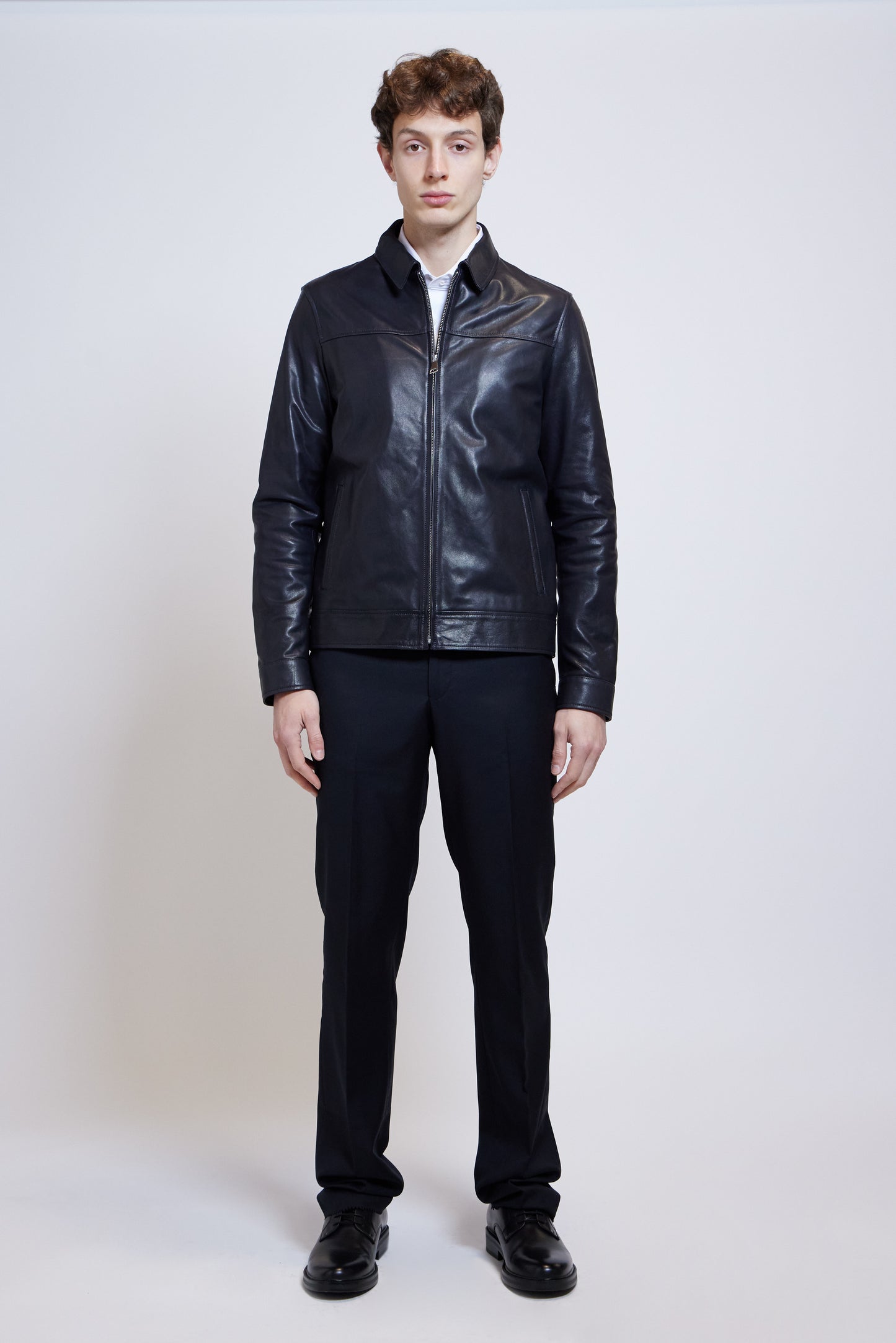 The Lucien Lambskin Leather Jacket