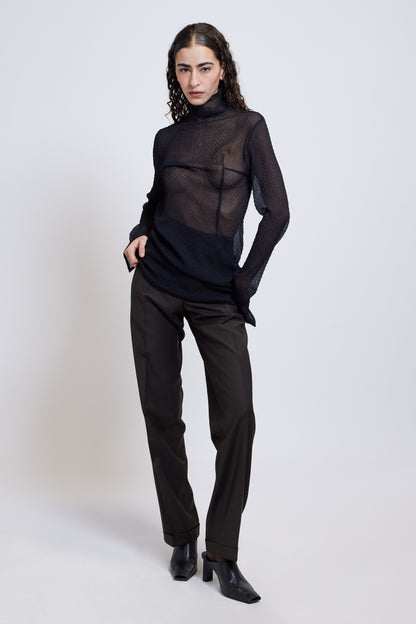 The Serpentine Sheer Blouse