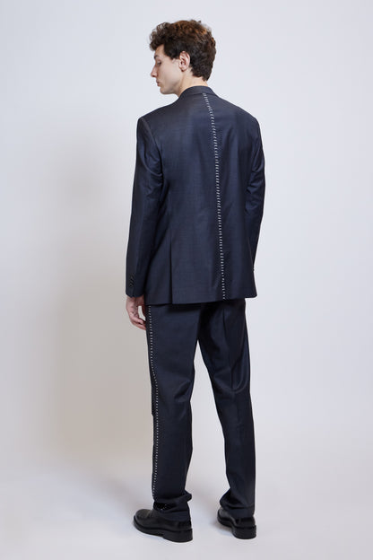 The Camden Contrast-Stitch Blazer