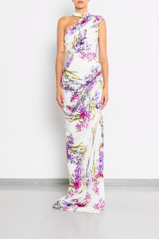 Silk Printed Dress