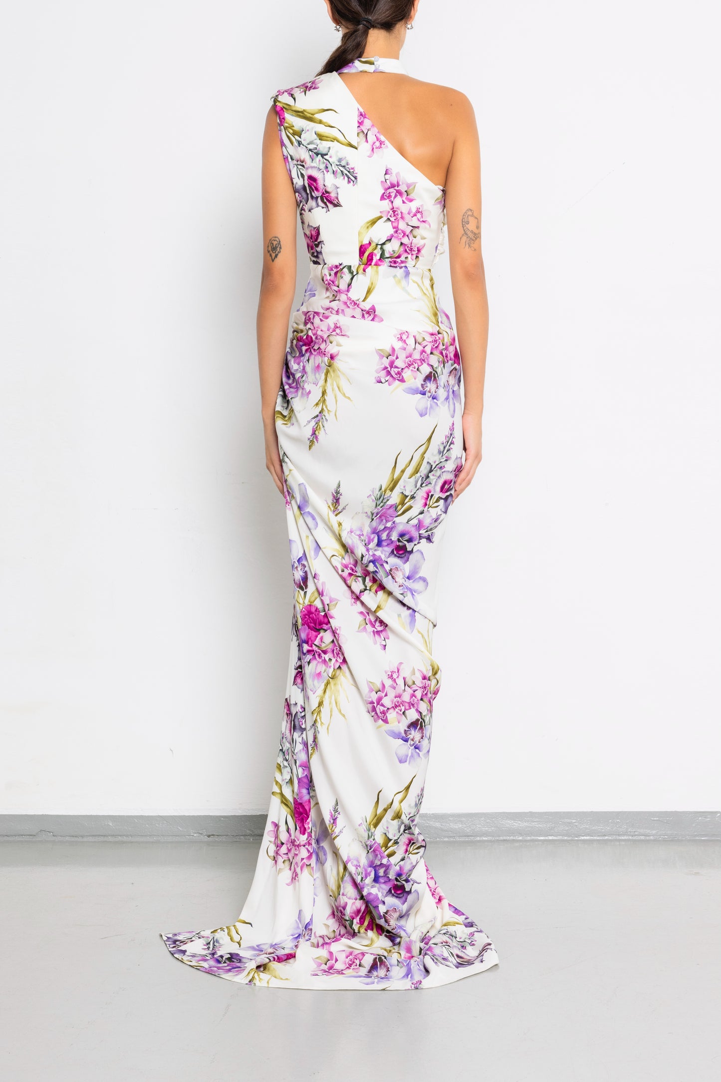Silk Printed Dress