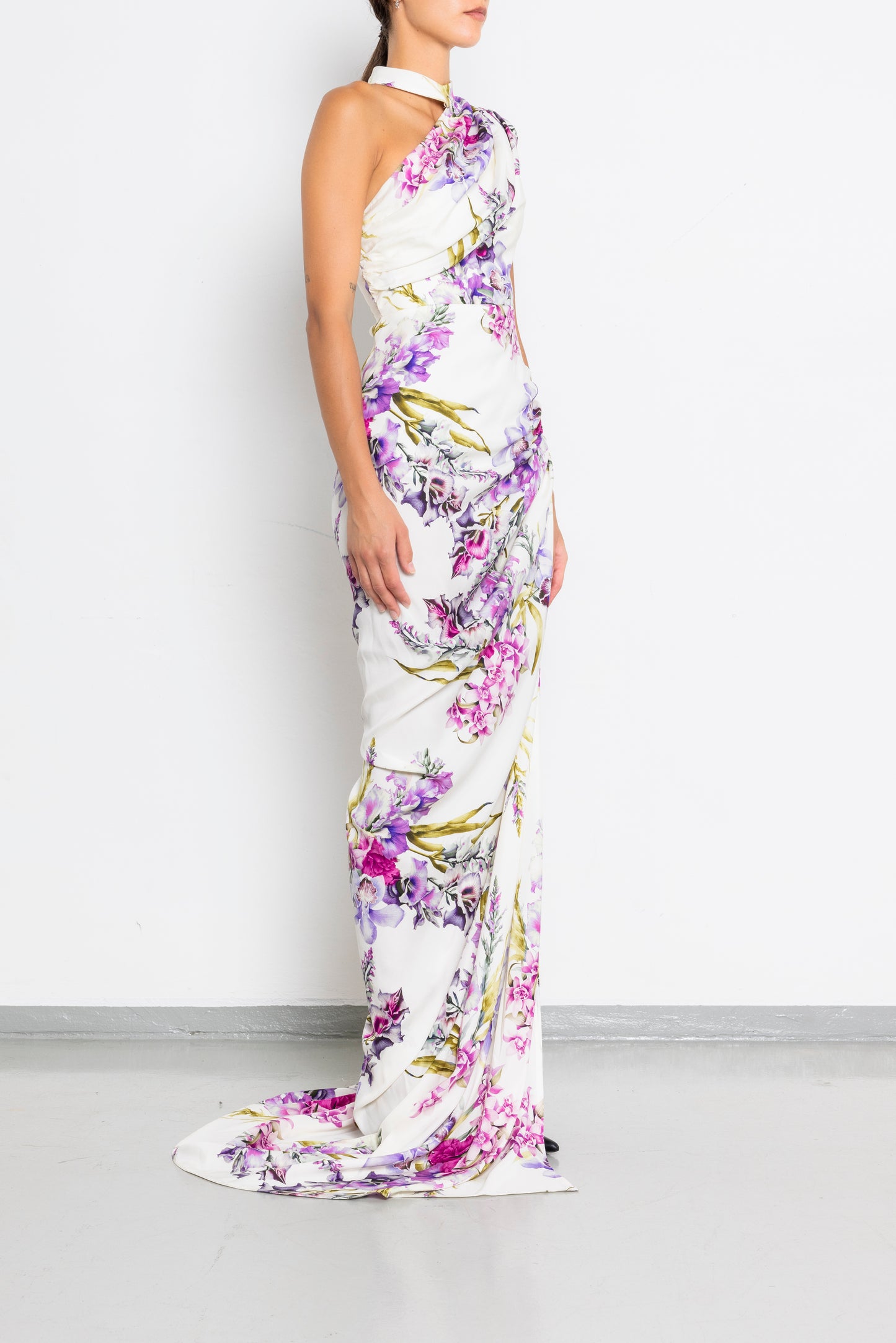 Silk Printed Dress